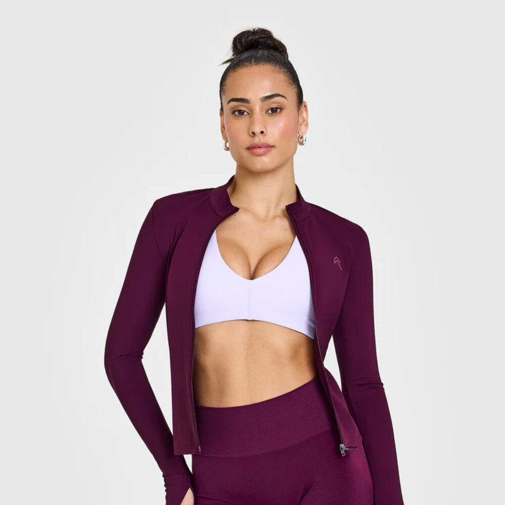 RARE Oner Active Unified Move Jacket in Ripe Fig Size Medium